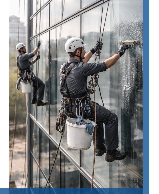 Мойка сплошного остекления в Реже, заказать от 329 р.| ВЫСОТНИК-Реж