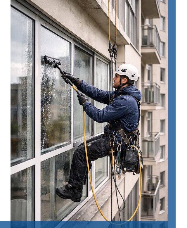 Мойка балконного остекления в Реже от 3834 р. | ВЫСОТНИК-Реж