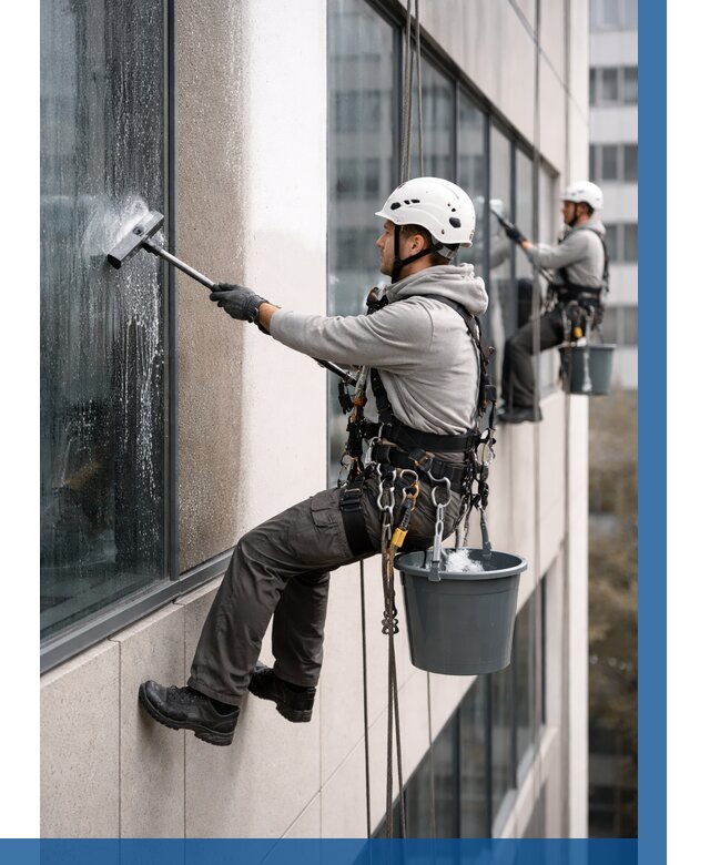 Мойка фасадов зданий в Реже под ключ от 383 р. | ВЫСОТНИК-Реж