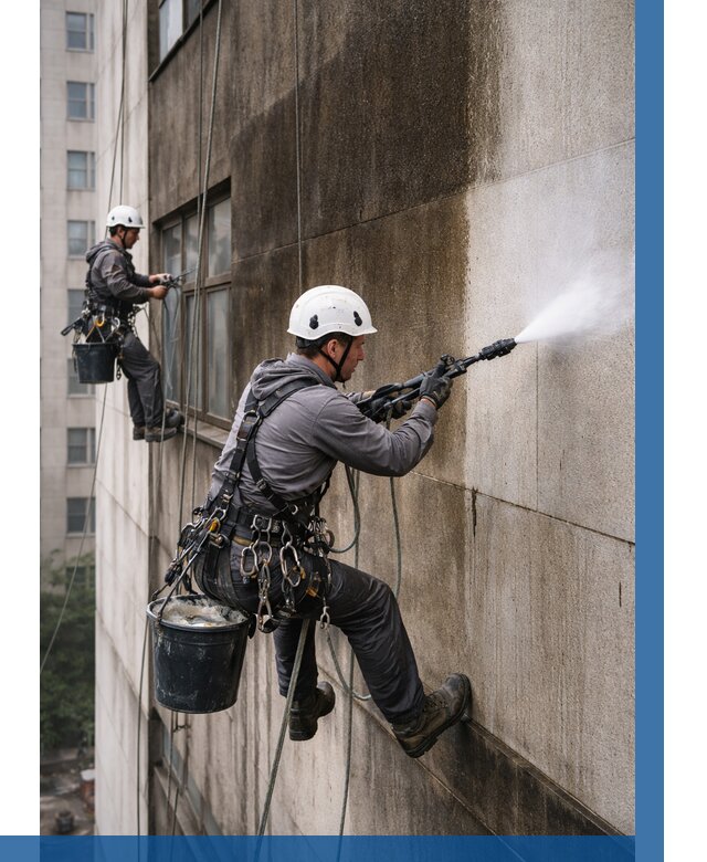 Очистка фасада от копоти в Реже от 274 р. | ВЫСОТНИК-Реж