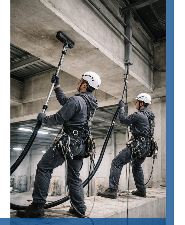 Обеспыливание потолочных конструкций в Реже от 274 р. |ВЫСОТНИК-Реж