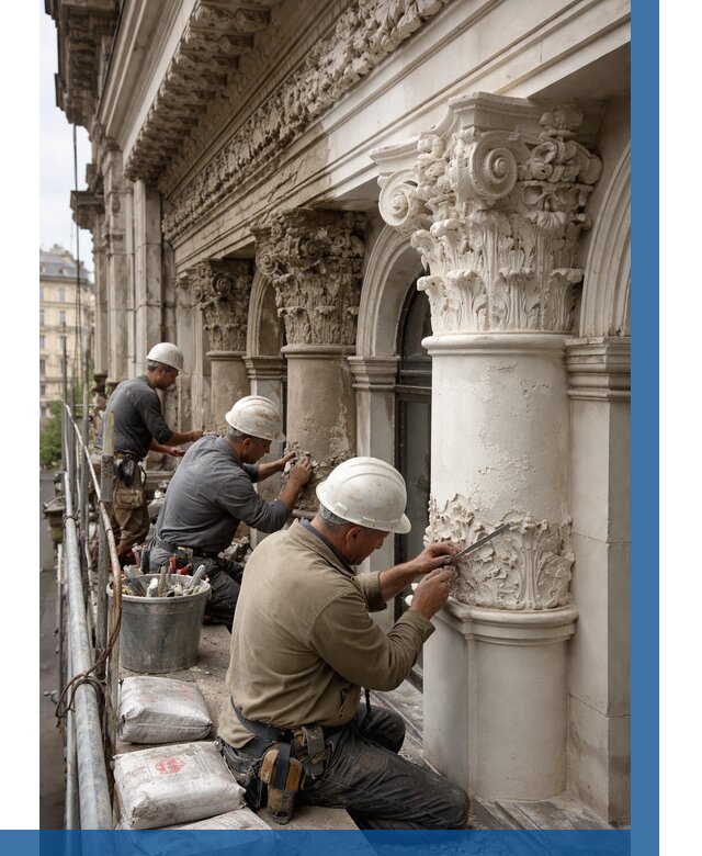 Реставрация фасадной лепнины в Реже от 2738 р. | ВЫСОТНИК-Реж