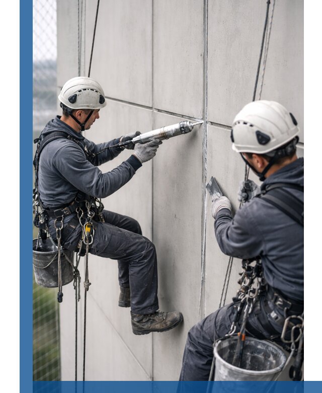 Первичная герметизация швов фасадов и кровель в Реже