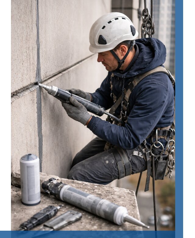 Вторичная герметизация швов в Реже от 493 р. | ВЫСОТНИК-Реж