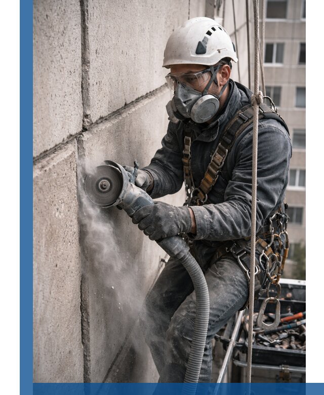 Штробление межпанельных швов в Реже качественно и быстро