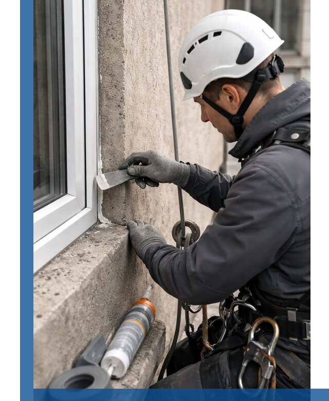 Герметизация монтажных швов окон в Реже с гарантией качества