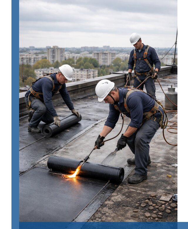 Ремонт наплавляемой кровли в Реже качественно и надежно