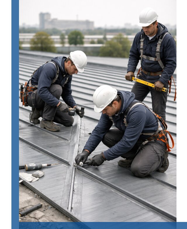 Ремонт фальцевой кровли в Реже срочно и качественно