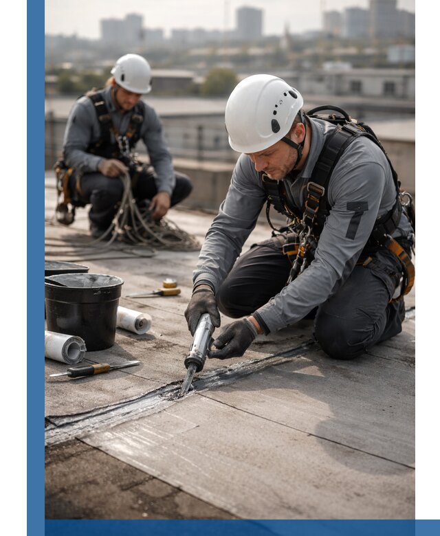 Аварийное и капитальное устранение протечек кровли в Реже