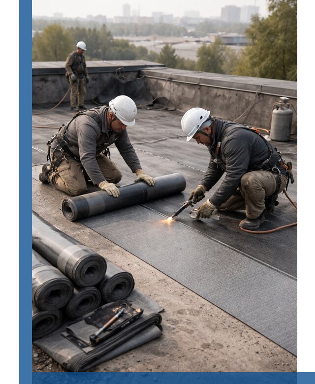 Монтаж мягкой кровли в Реже профессионально и надежно