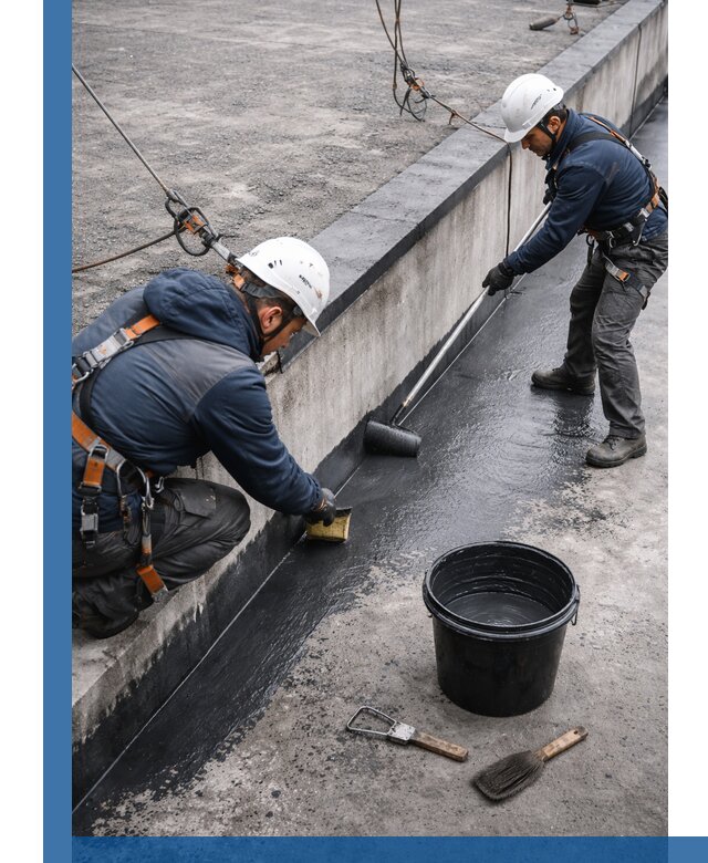 Гидроизоляция кровли жидкой резиной профессионально в Реже