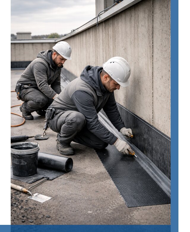 Гидроизоляция примыканий на кровле в Реже от 986 р. | ВЫСОТНИК-Реж