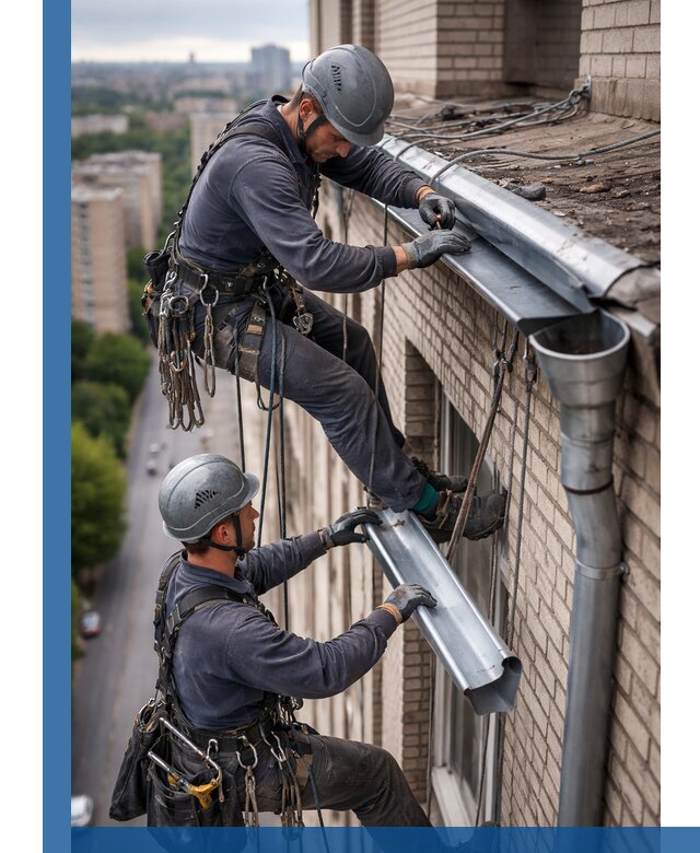 Ремонт водосточных желобов в Реже, быстро и качественно