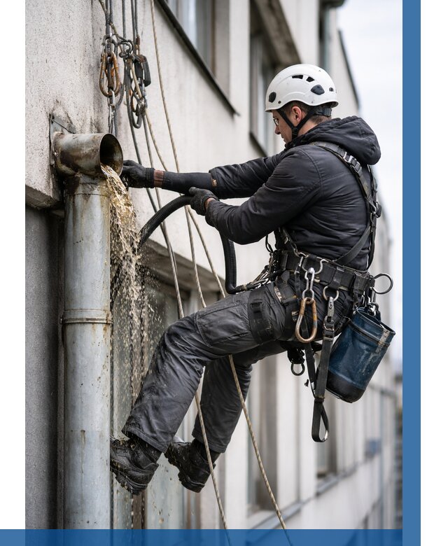 Прочистка водосточных труб в Реже от 3834 р. | ВЫСОТНИК-Реж