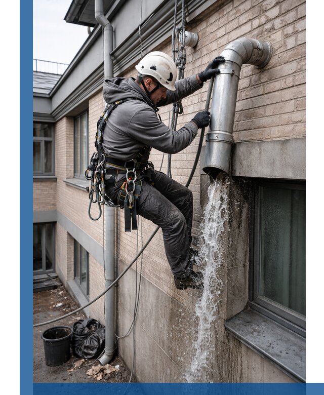 Профессиональная прочистка водосточных труб в Реже с гарантией