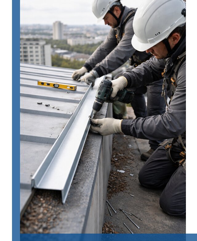 Монтаж капельника на кровле в Реже с гарантией качества