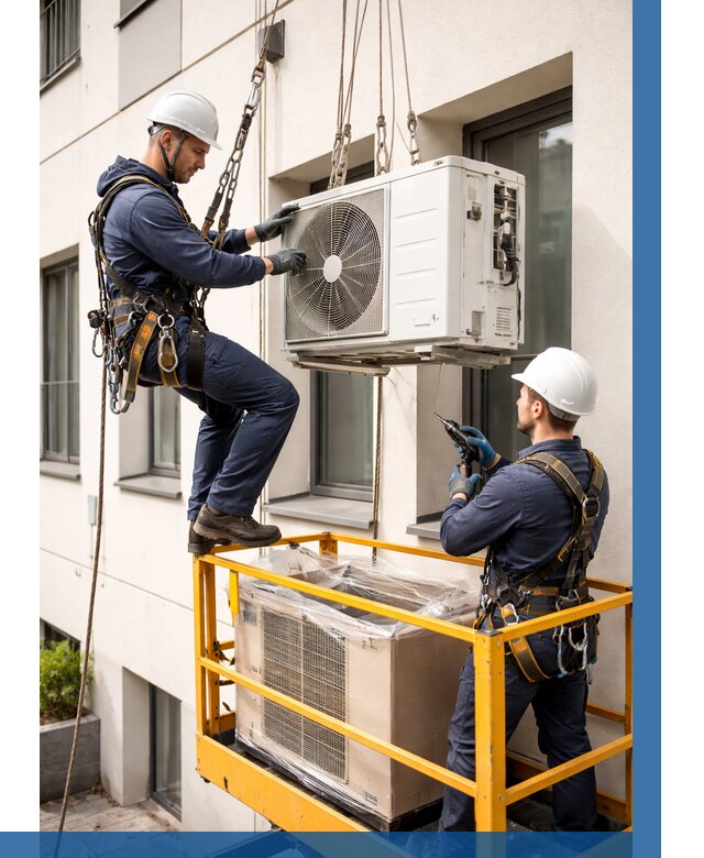 Демонтаж внешнего блока кондиционера в Реже от 3834 р. | ВЫСОТНИК-Реж