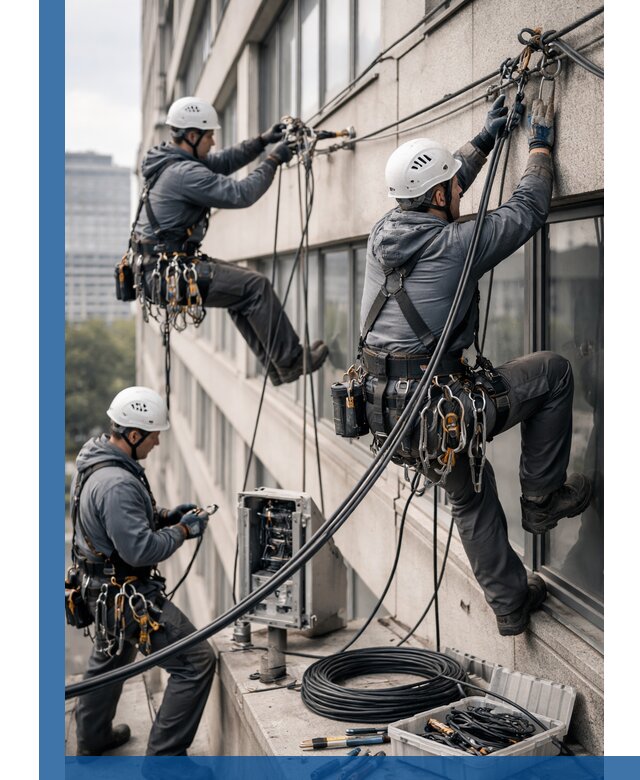 Прокладка оптоволоконного кабеля в Реже под ключ с тестированием