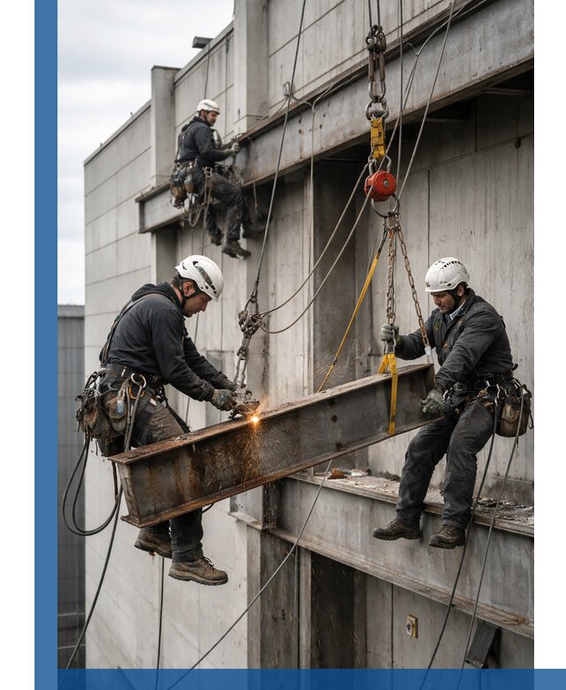 Демонтаж металлоконструкций на высоте в Реже под ключ