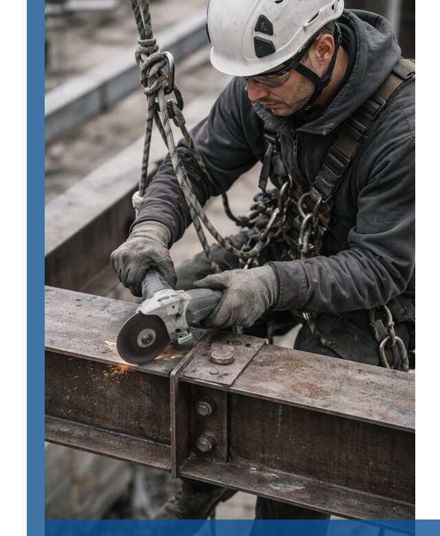 Резка металла на высоте в Реже для зданий и конструкций