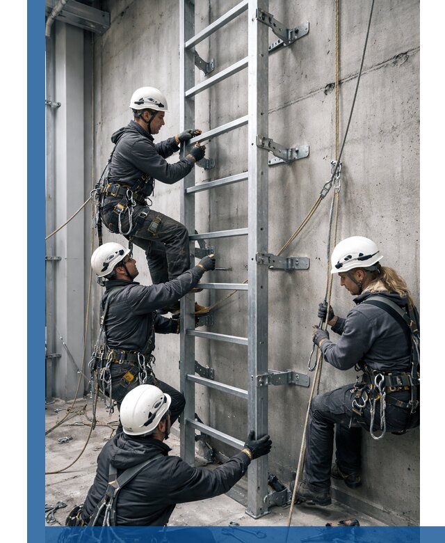 Монтаж металлических лестниц в Реже под ключ со гарантией