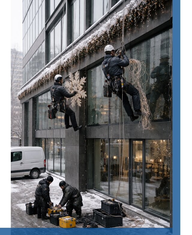 Демонтаж новогоднего оформления в Реже от 6024 р. | ВЫСОТНИК-Реж