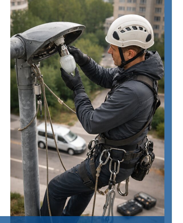 Замена ламп на высоте в Реже от 2738 р. | ВЫСОТНИК-Реж