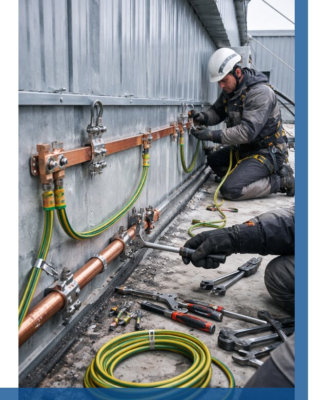 Монтаж заземления здания в Реже от 27383 р. | ВЫСОТНИК-Реж