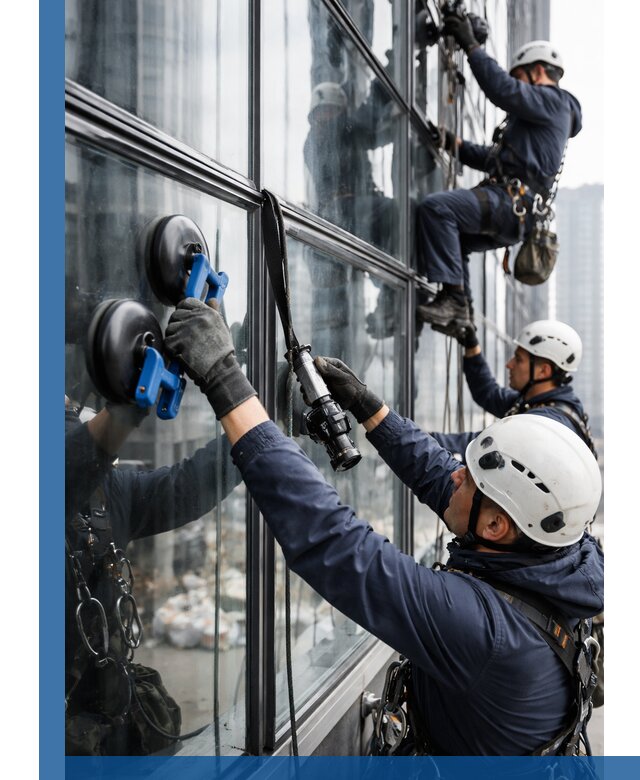 Радиусное остекление фасадов под ключ в Реже с гарантиями