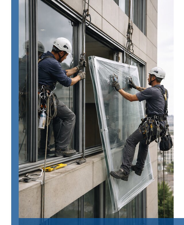 Профессиональная замена стекла в витраже в Реже с гарантией