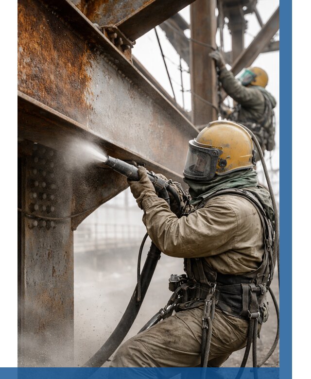 Пескоструйная очистка металлоконструкций в Реже по 657 р.  ВЫСОТНИК-Реж