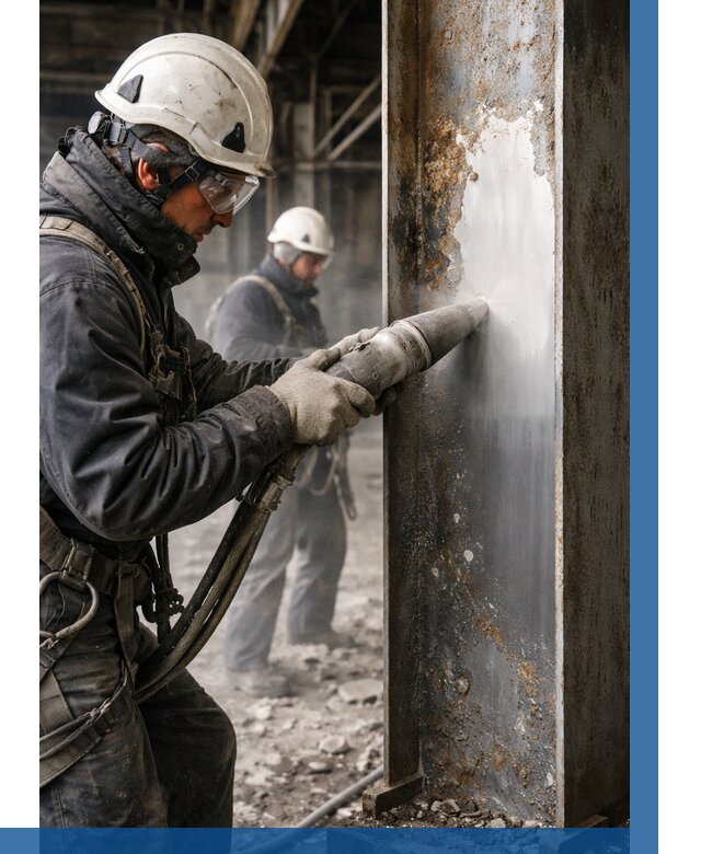 Удаление старой краски с металла в Реже от 493 р. | ВЫСОТНИК-Реж