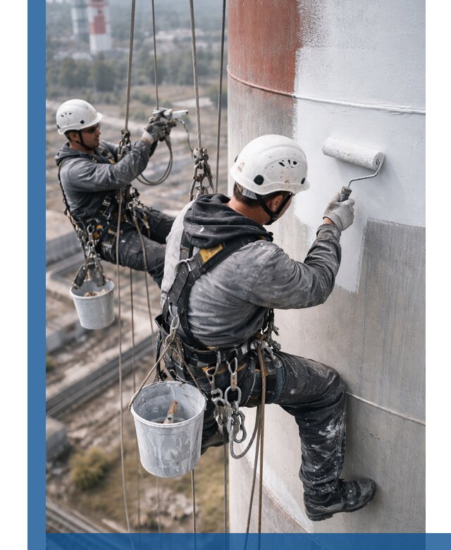 Покраска дымовых труб в Реже: антикоррозийная защита и восстановление