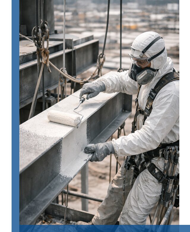 Профессиональная огнезащитная обработка металлоконструкций в Реже