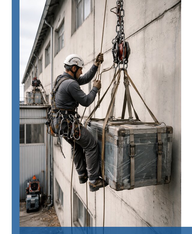 Подъем грузов на высоту в Реже для промышленных объектов