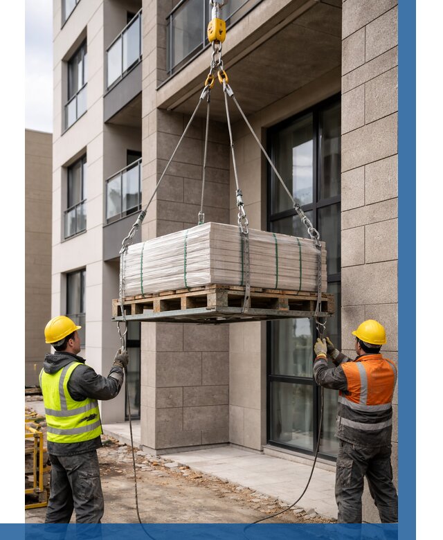 Подъем керамогранита на этаж в Реже от 3834 р. | ВЫСОТНИК-Реж