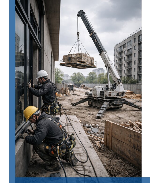 Аренда крана Пионер в Реже для строительных работ