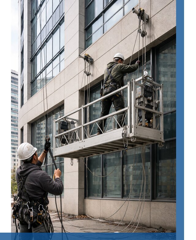 Монтаж и подъем фасадной люльки в Реже от 13144 р. | ВЫСОТНИК-Реж