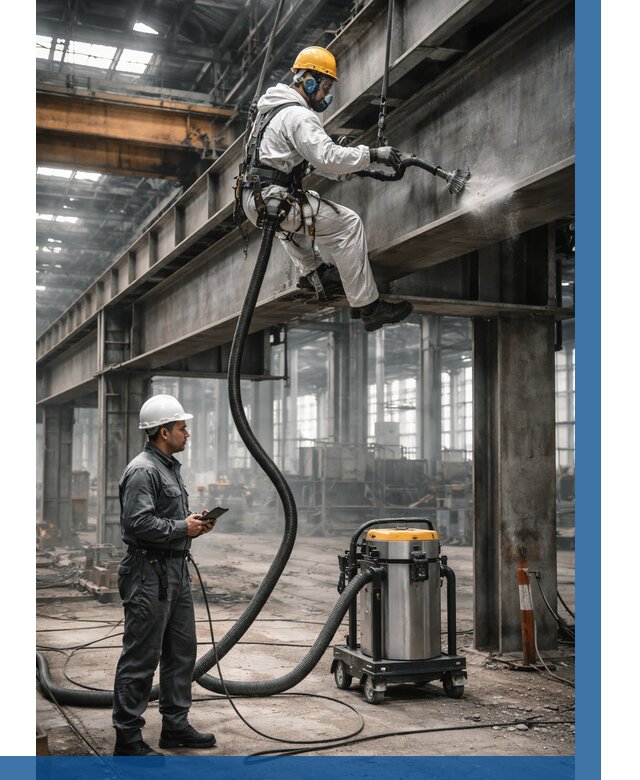 Обеспыливание конструкций в цехе в Реже от 4600 р. | ВЫСОТНИК-Реж