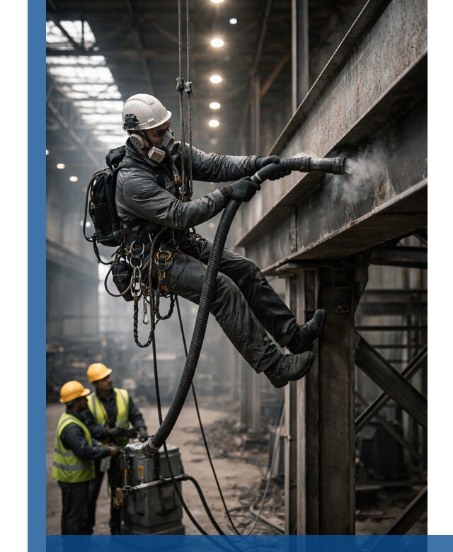 Обеспыливание конструкций в цехах промышленного производства в Реже