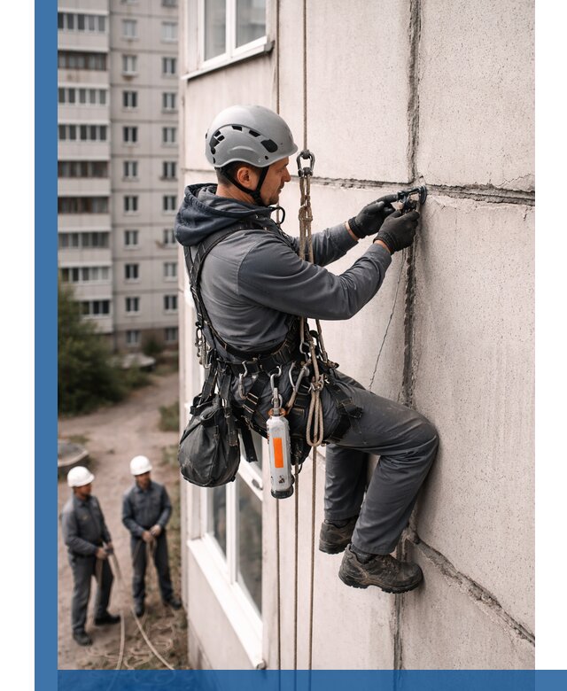 Обследование межпанельных швов и герметизация в Реже