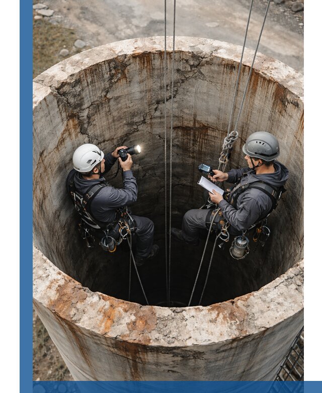 Обследование дымовой трубы: диагностика и оценка состояния в Реже