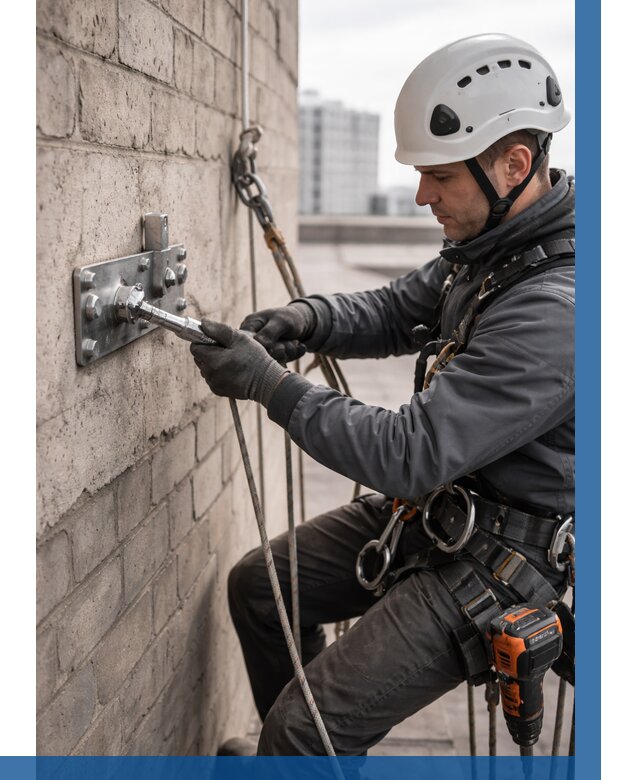 Установка анкерных точек в Реже от 3834 р. | ВЫСОТНИК-Реж