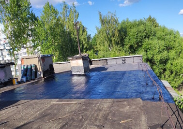 Монтаж рулонной кровли